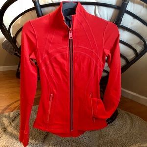 Lululemon Define Jacket red orange